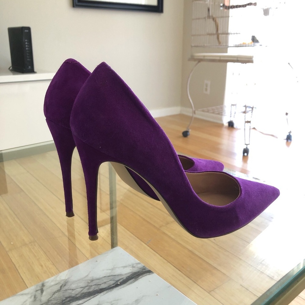 Steve Madden Violet Velvet Stilettos